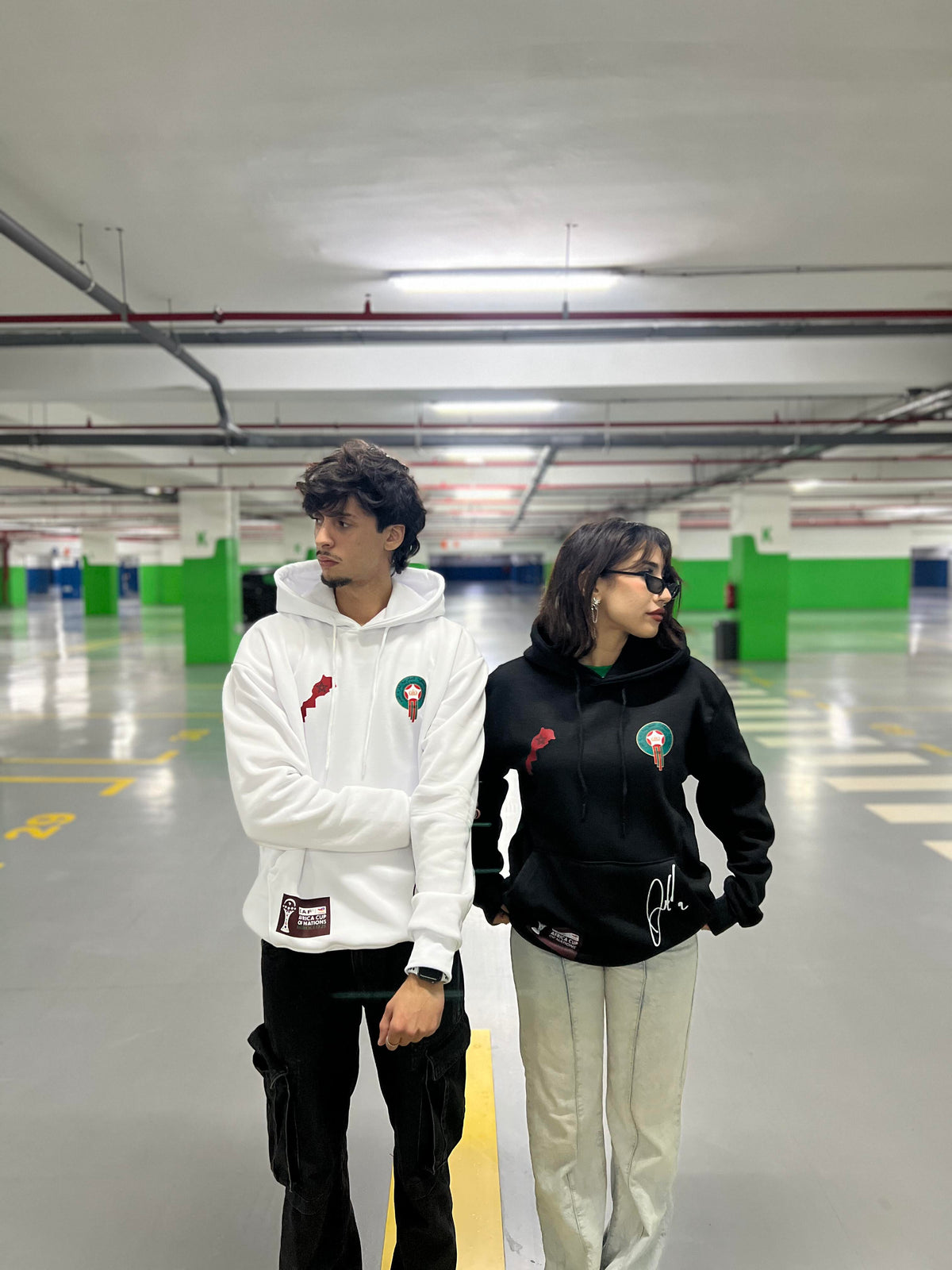 Hoodie "Esprit Atlas" – Édition Spéciale Lions de l’Atlas 🇲🇦