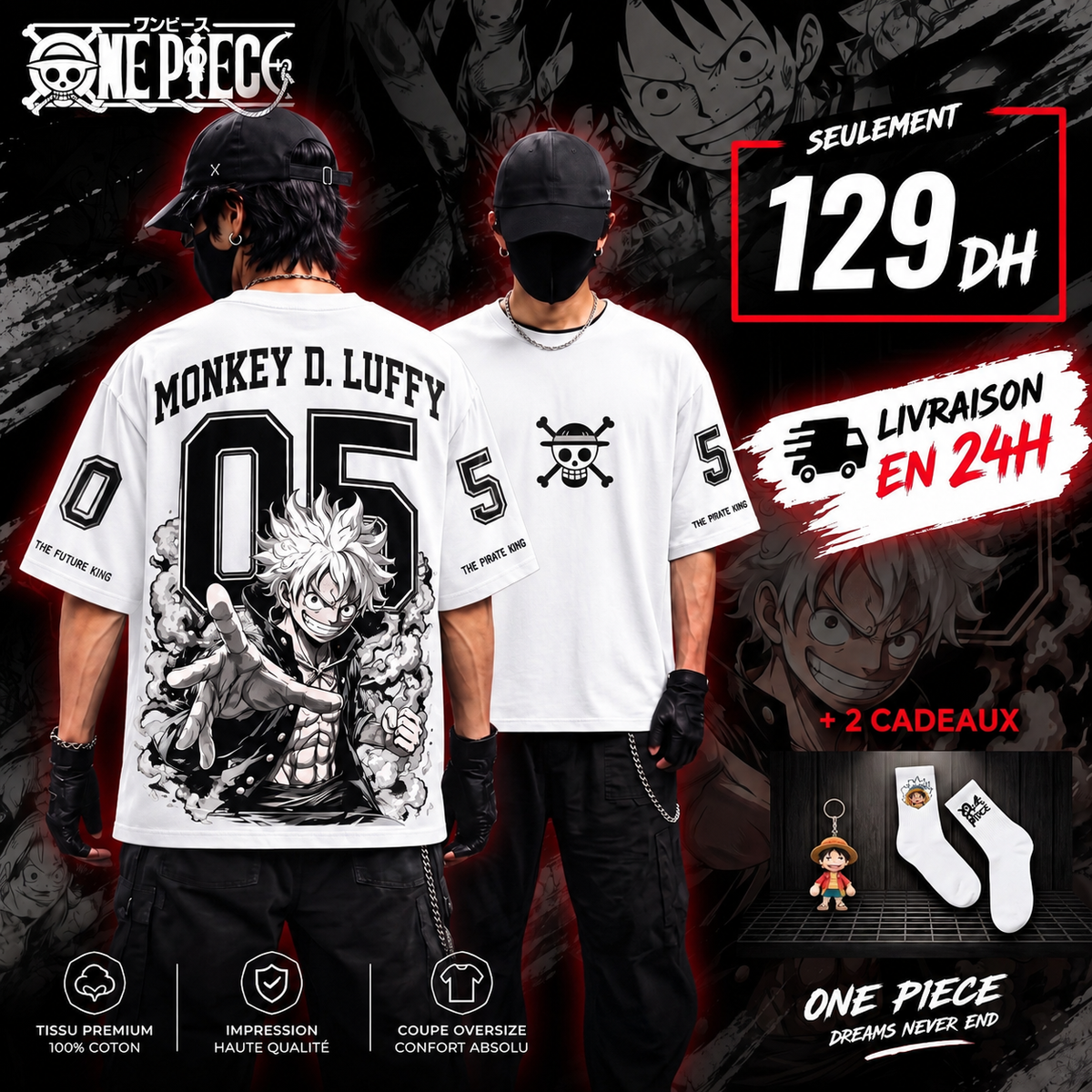 Gear 5 Luffy- One Piece - TSHIRT